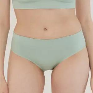 세컨스킨 심리스 플러스 베이직 삼각팬티_OU9145