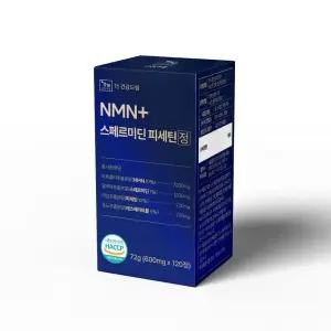 더건강드림 nmn 스페르미딘 피세틴 레스베라트롤 저속노화 항노화 갱년기 영양제 120정