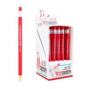 도로시팬시 만점 빨간 채점펜 2.6mm (1갑 30개입) / 샤프식채점펜 빨간색색연필