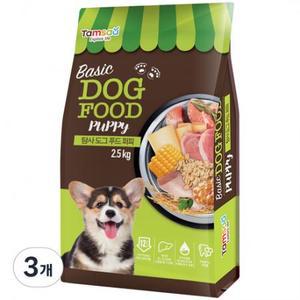 탐사 퍼피 도그푸드, 연어, 2.5kg, 3개 one option