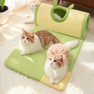 고양이 터널 침대 매트