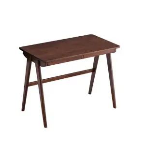 120cm 브라운 원목 컴퓨터 책상 (WFHJLU6)