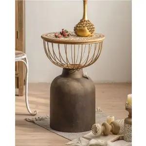 엔틱 테이블 A 1 삼나무 원형 (WFHJK3J)