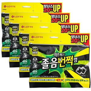 껌 졸음껌 졸음번쩍껌 리필 105g 4팩