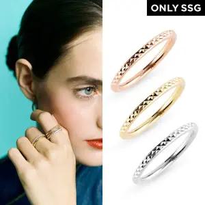 [도로시][SSG단독] 14k 볼륨 할로우 스터드 컷팅 모아링 반지 3호-7호