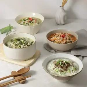 엄지X누누반 간편한 한끼즉석국밥 3종 골라담기 / 차돌짬뽕, 들깨미역국, 건새우아욱된장국밥