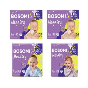 보솜이 메가드라이팬티 대형 특대형 점보 모음전 4팩 4단계 5단계 6단계