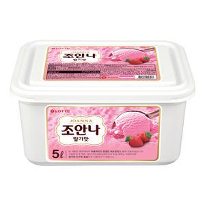 [슈팅냉동] 롯데웰푸드 조안나 딸기, 5L