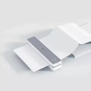 잉크없는프린터 미니 인쇄기 휴대용프린트 블루투스 무선 MT610 화이트그레이 가정용