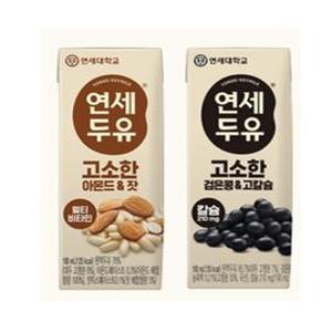 연세두유 아몬드잣 24팩+검은콩 고칼슘 24팩 (총 48팩)