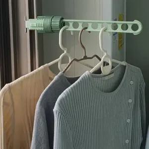 미니 8구 창틀 빨래건조대 그린 미니건조대 (WFGTEMZ)