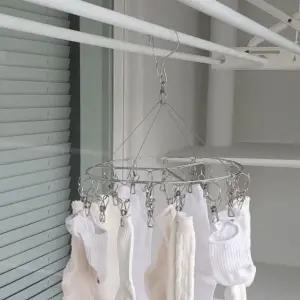 양말 빨래집게 스텐 원형 미니건조대 20구 (WFGTENN)