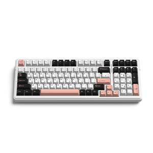 AULA F99 독거미 유무선 기계식 키보드 한글 (올리비아 화이트) LEOBOGxSWK 경해축
