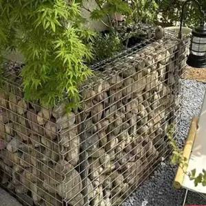 게비온 개비온 담장 울타리 사각철망 화단 조경 휀스 돌담 옹벽 돌망테