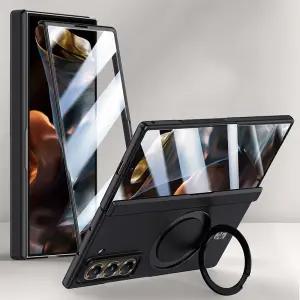 갤럭시z폴드7 지폴드 제트폴드 폴더 사생활 보호 강화 액정 풀커버 마그네틱 맥세이프 호환 링 하드 케이스