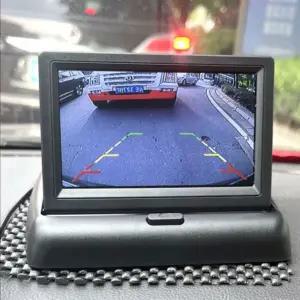 후방카메라 화물차 채널 LCD 무선 버스 12V 모니터 차량용 후진