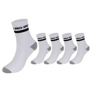 프로스펙스 스트라이프로고 중목 화이트 L 5팩 PRDSLMDL-WH5