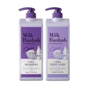 세라 샴푸1.2L+바디워시1.2L 베이비파우더 저자극 퍼퓸 대용량