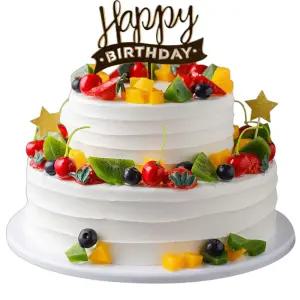 데코장식 케이크 2단 소품 기념일 생일 장식품 모형 촬영용