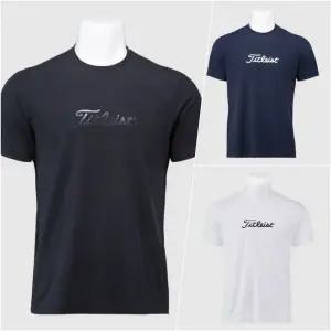 [타이틀리스트]타이틀리스트 뉴 빅로고 반팔티셔츠 블랙 네이비 화이트