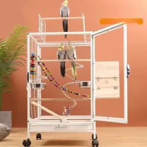 대형 앵무새 새장 놀이터 하우스 이동식 사육장