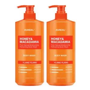 쿤달 퓨어 바디워시 허니 앤 마카다미아 일랑일랑향 1058ml 2개