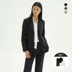 [엘루아] 포트레 자켓+팬츠+블라우스 3종세트 택1