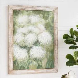 [꼬떼따블]  화이트 오르텐시아 우드핸드페인팅(8448)