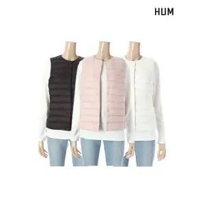 [본사][HUM]여)구스다운 라운드넥 경량 베스트(FHNWCVE541P)