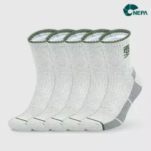 네파 하이브리드 쿠션 미들삭스 라이트그레이 L 5팩 NPCHBMDL-L/GR5