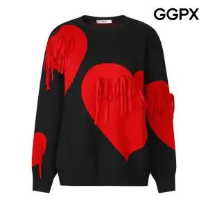 [GGPX] 하트 프린지 니트 (GP9KP023F)