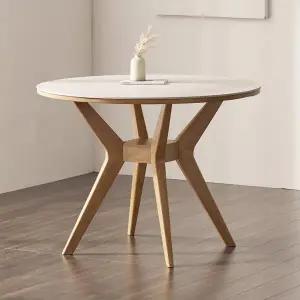 헤이몰리 누아 원형 포세린 통세라믹 식탁 테이블 1000size