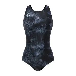 아레나 오일드롭 원피스 레이서백 A5FL1PL03-BLK