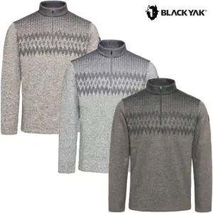 [롯데백화점]블랙야크 25FW 남성 겨울 보온성 등산집업티셔츠 데일리니트집업티1 1BYZTWU008