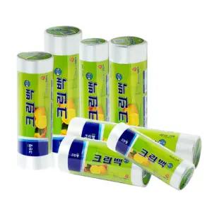 크린 백 롤타입 중 25x35 200매/크린？N 롤 비닐 팩 가정용 식당 크린랩 식품 위생 봉투 업소용 주방 대용량