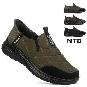 NTD 남자 손안대고 신는 밴딩 슬립온 남성 캐주얼화 가벼운 편한 데일리 신발