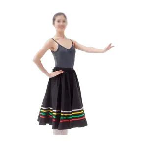 댄스스커트 줌바장 여성용 와이드팬츠댄스복 십대 긴 발레 맥시 풀 스커트 방송댄스 캐릭터