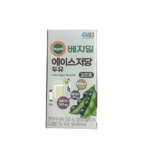 베지밀 에이스 저당두유 검은콩 190ml 48개