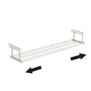 공간활용 선반 슬라이딩 확장형 주방 길이 조절 언더 선반 정리 수납 조립식 수납장 신발장 서랍형