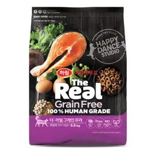 [하림펫푸드] 더리얼 캣 GF 크런치 연어 어덜트 5.8kg