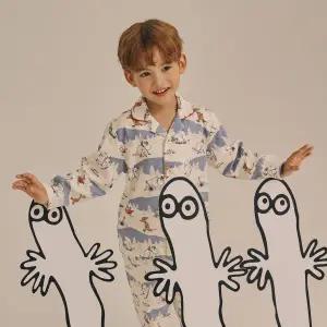 [오르시떼](센텀시티점)아동 G026 무민스키랜드 긴소매 파자마 세트