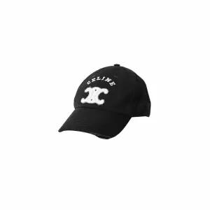 [셀린느] 트리옹프 베이스 볼 캡 블랙 공용 AA0AG0F82 38NO