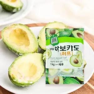 [피쉬앤] 냉동 아보카도 하프 1kg 간편손질