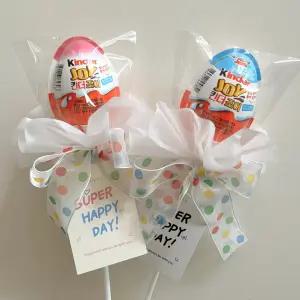 요술봉 킨더조이 미니 꽃다발 목걸이 초콜릿 목걸이 사탕 킨더 유치원 어린이집 졸업 발표회 학예회 꽃다발 재롱잔치