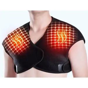 어깨 온찜질 온도조절 열선 조끼 통기성 여름용 남녀공용