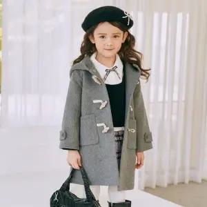 [티파니주니어]그레이 핸드메이드 더플 코트 T56KAC010_s
