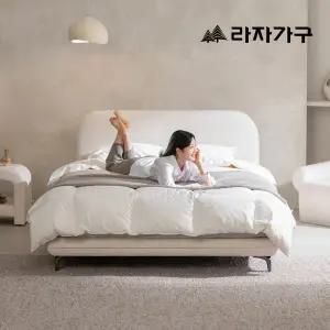 라자가구 뮬러 아쿠아텍스 패브릭 호텔 침대 S/SS/Q/LK_매트리스 포함