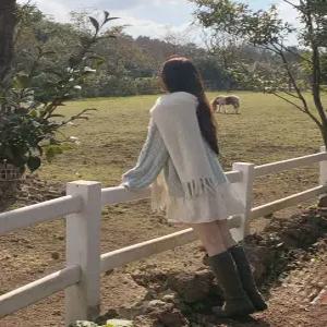 마르엔 꽈배기 루즈 니트