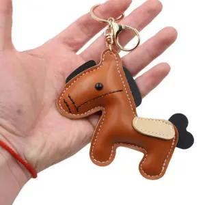 말키링 레더 가죽 인형 말 키링 적토마 백꾸 명품 가방 말띠 붉은말의해 병오년 말참 설날