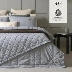 [Q]프리미엄 고밀도면 호주산양모100% 겨울 양모이불+베개커버2[다온]